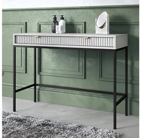 Конзолна маса NOVA 77x104 см в сиво/черно