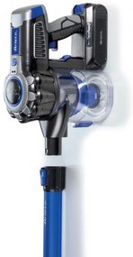 Вертикална прахосмукачка Ariete SCOPA 2722/00, 120W, 1 л, 2 скорости, Моторизирана четка с LED, Индикатор за батерия, Син