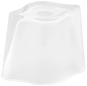 Резервно стъкло за полилей E14 9,5x12 см бял