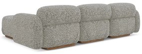 Сив модулен ъглов диван (променлив) Ailani – Makamii