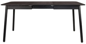 Черна сгъваема маса за хранене , 120 x 80 cm Glimps - Zuiver