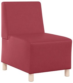 4108491 vidaXL Модулен диван без ръкави виненочервен 55 x 74 x 82 см