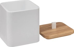 Контейнер за памук 5five Natureo, Смола - Бял