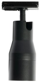 Модерен черен прожектор за 1-фазова релсова система - Iconic Kohua