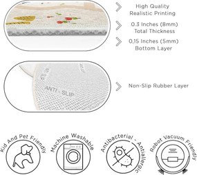 Детско килимче за игра подходящо за пране ø150 cm Savana Ride – Mila Home