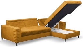 Ъглов диван Consuegra-Горчица