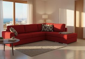 Ъгъл диван Must-Left-295φ 230β cm.-Red