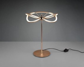 LED затъмняваща се настолна лампа в месингов цвят (височина 50 cm) Charivari – Trio