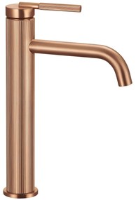 Смесител за мивка Rea Argon Brush Copper high