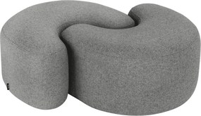 Сива вълнена табуретка Ü – noo.ma