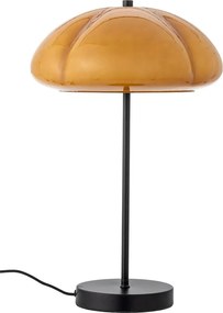 Настолна лампа в цвят жълта охра със стъклен абажур (височина 46,5 cm) Kinoko – Bloomingville