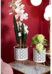 Метални стойки за цветя 2 бр. ø 16 cm (височина 20 cm) Carly – Mauro Ferretti