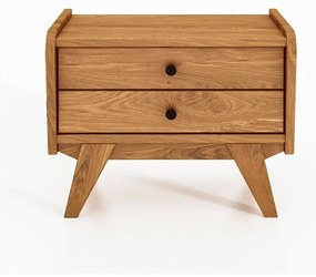 Нощно шкафче от дъбова дървесина Retro 1 - The Beds