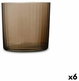 Чаша Bohemia Crystal Optic Сив Cтъкло 350 ml (6 броя)