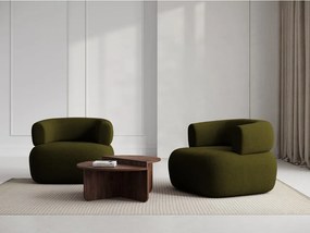 Зелено кресло от букле Jenny – Micadoni Home
