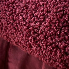 Червено одеяло от микроплюш 130x170 cm Velvet Boucle – Catherine Lansfield
