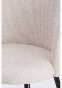 Кремави метални трапезни столове в комплект 2 бр. Radaja – Light &amp; Living