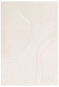 Бял вълнен килим 200x290 cm Olsen - Asiatic Carpets