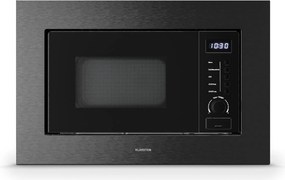 Klarstein Verosteel микровълнова фурна за вграждане с грил | 800 W грил | 700 W микровтлнова фурна | 60 см