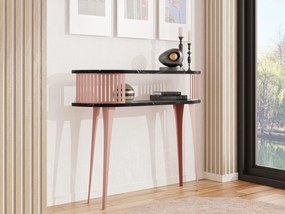 Конзолна маса Roenni Ember-Черен мрамор