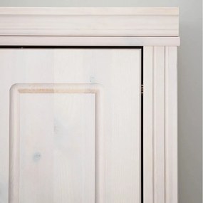 Бял гардероб от масивен бор 65x180 cm Anita – Støraa