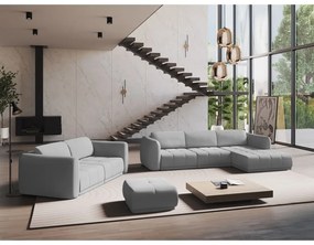 Светлосива табуретка Hoku – Makamii