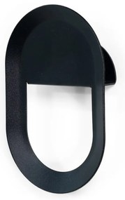 Черна стенна стоманена кука Coucou – Spinder Design