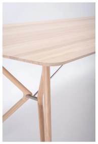 Трапезна маса с дъбов плот 220x90 cm Tink - Gazzda