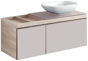 Конзолен шкаф за баня, с две чекмеджета и плот, 500.564.JI.1, Geberit Citterio