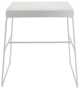 Бяла метална трапезна маса 58x75 cm A-Café – Zone