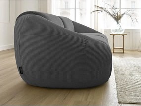 Сив диван от рипсено кадифе 250 cm Tina – Bobochic Paris