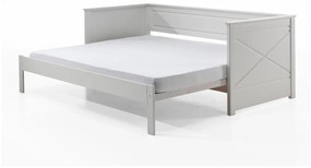 Бяло детско легло 180x200/90x200 cm разтегателно PINO – Vipack