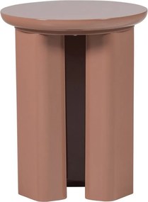 Гланцова кръгла странична масичка ø 40 cm Orivo – WOOOD