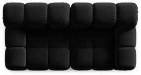 Диван от черно кадифе 188 cm Bellis - Micadoni Home