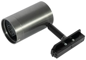 Модерен прожектор Gunmetal за 1-фазова релсова система - Iconic Jeana