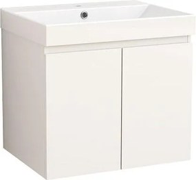 Конзолен PVC шкаф ALDENE-60 5155-60W, Inter Ceramic, 60x56x46см
