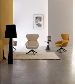 Кръгла странична масичка с плот от имитация на мрамор ø 50 cm Joona – Bizzotto