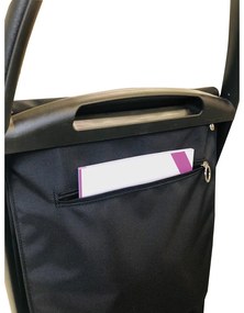 Пазарска чанта на колелца 53 l Com Tweed Polar Black Tube – Rolser