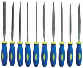 Extol - Комплект иглени пили с пластмасова дръжка 10 бр.