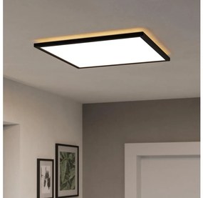 Eglo 901444- LED Плафон за баня ROVITO 17W/230V 50x50 см IP44 черен