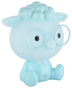 Globo 21760B - LED Димируема акумулаторна детски малка нощна лампа SHEEPY 1W/5V 500 mAh син