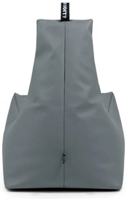 Черен пуф от изкуствена кожа Icy L – So Soft?