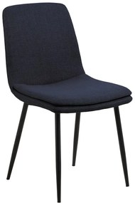 Тъмносин трапезен стол Becca – Actona