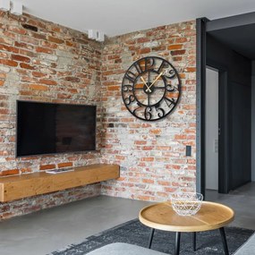 Метален стенен часовник The Old Times, ø 50 cm - Bystag