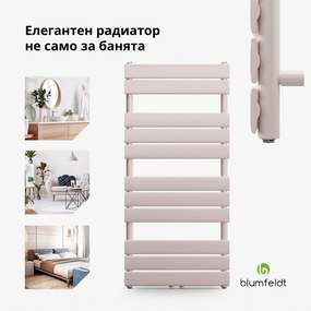 Blumfeldt Fairmont 50 x 107 радиатор 509 W топла вода 4 поставки за кърпи 1/2"