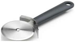 Нож за пица Brabantia Tasty+ 1008888, Предпазител, Халка за окачване, Закалена стомана, Тъмносив
