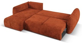 Оранжев ъглов диван (ляв ъгъл) Matera - Cosmopolitan Design