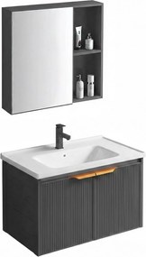 Комплект мебели за баня с мивка Mario 60cm Grey