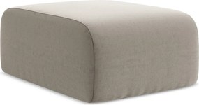 Светлокафява кадифена табуретка Lani – Makamii