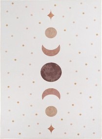 Кремав детски килим подходящ за пране 140x200 cm Coco 1136 – Ayyildiz Carpets